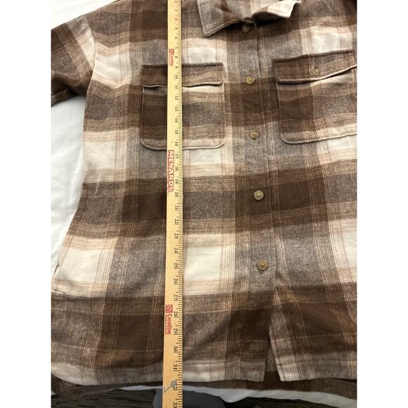 Banana Republic XXL Women’s Shacket Pockets Soft Neutral Cabin Lodgecore - Picture 3 of 6